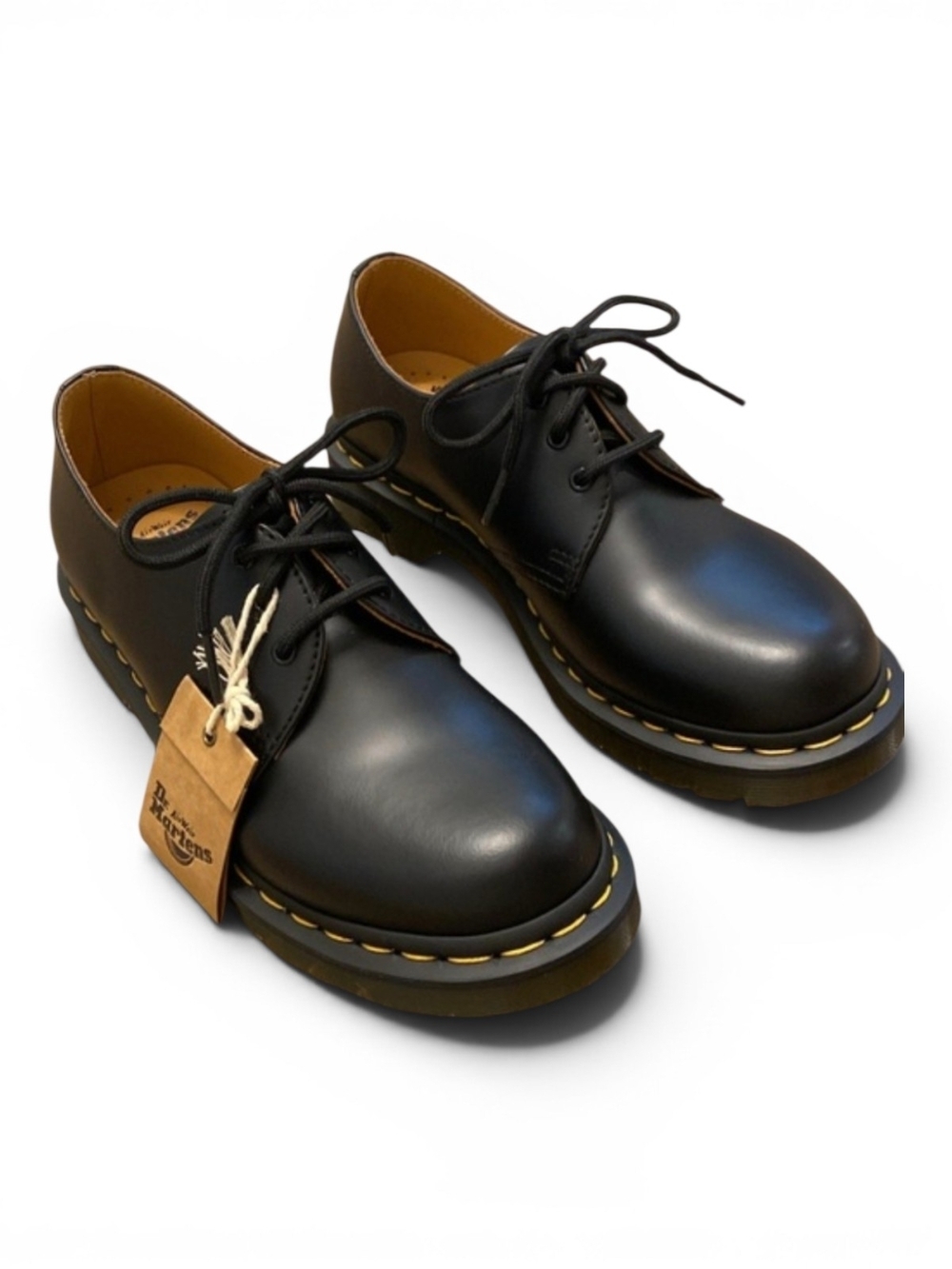 Dr. Martens 1461 Smooth Leather 3-Eye Oxford Shoes Black Women's US 8 NWT - Picture 8 of 14